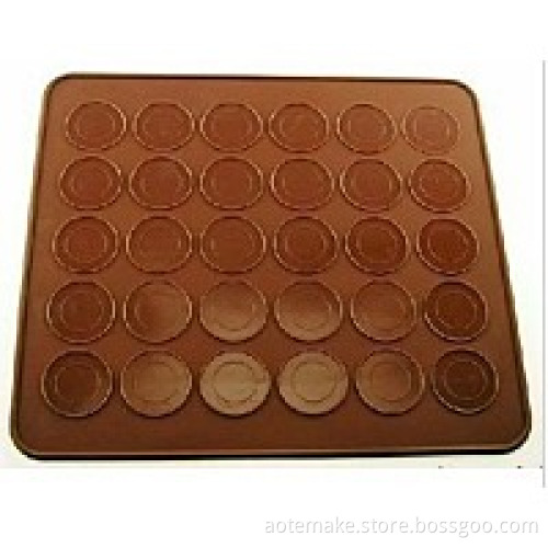 Silicone fiberglass macaron pad